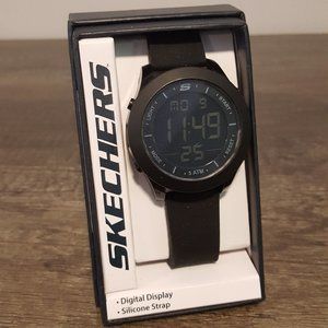Sketchers Digital Watch + Silicone Band - Black
